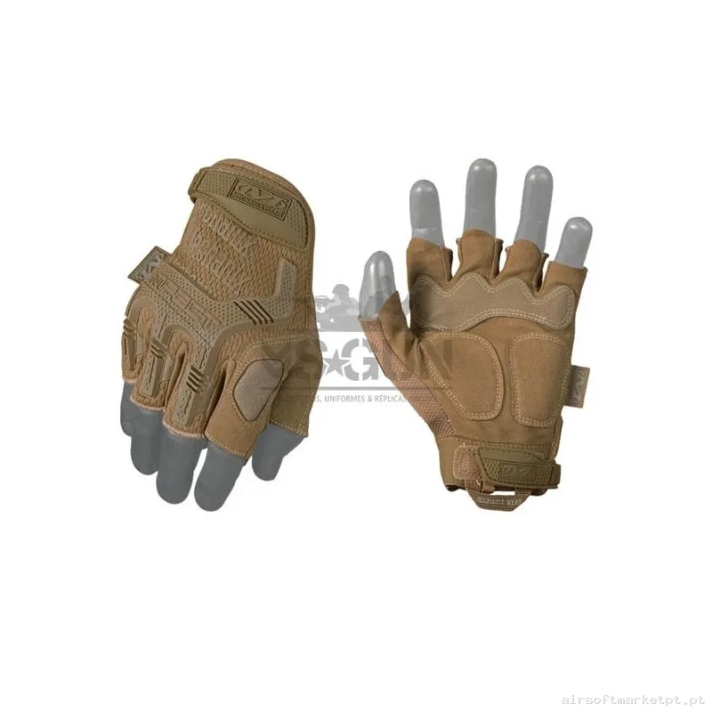 Guantes Mechanix M-Pact Fingerless - Tan - M — Gear Táctico — Airsoft Market PT