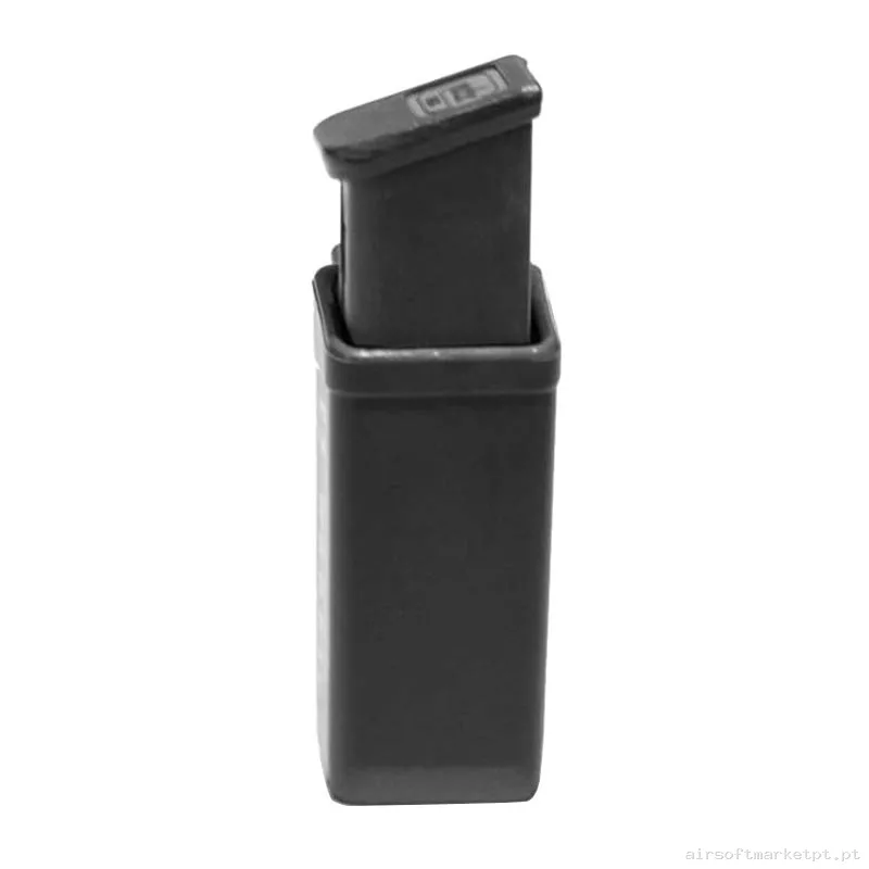 Pouch Magazine Pouch Rígido Pistola 9mm Warrior Assault Polymer Mag negro — Carregadores / Magazines — Airsoft Market PT