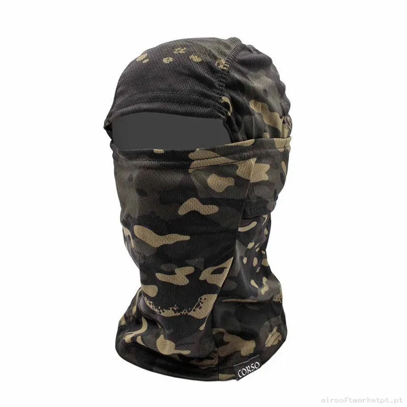 Balaclava Corso Multicam Black — Proteção Ocular & Facial — Airsoft Market PT