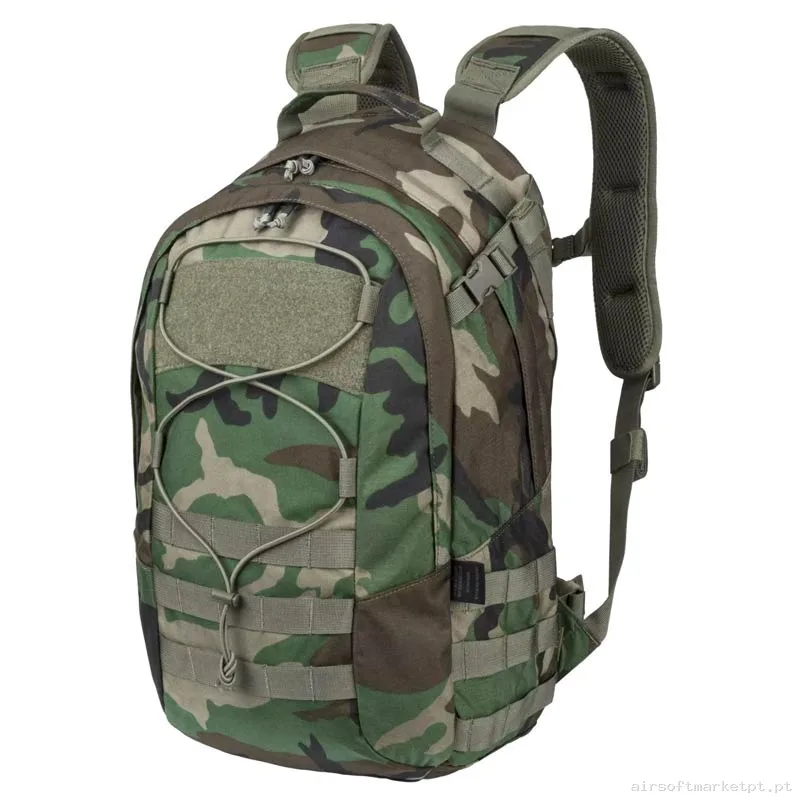 Mochila Tática Helikon-Tex EDC Backpack Woodland — Sacos & Mochilas — Airsoft Market PT