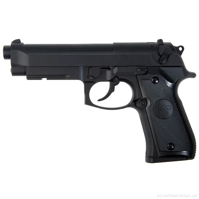 Airgun CO2 4.5mm Pistola Stinger 92 negra — Pistolas — Airsoft Market PT