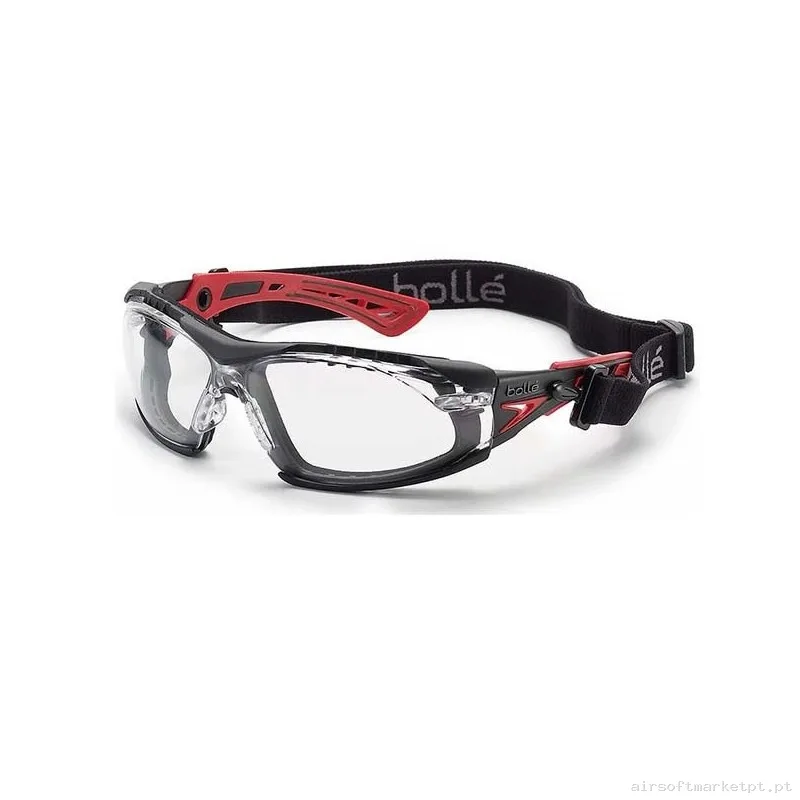Gafas Bollé RUSH+ transparentes Antivaho + Kit Protección SBR — Proteção Ocular & Facial — Airsoft Market PT