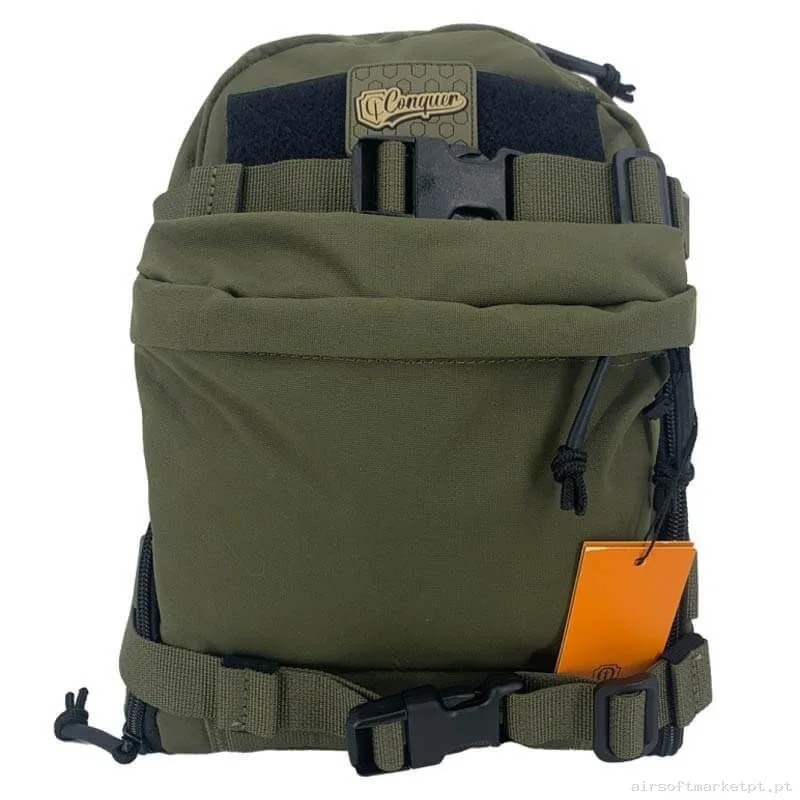 MOCHILA TÁCTICA MOLLE CONQUER BACKPACK RANGER GREEN — Sacos & Mochilas — Airsoft Market PT