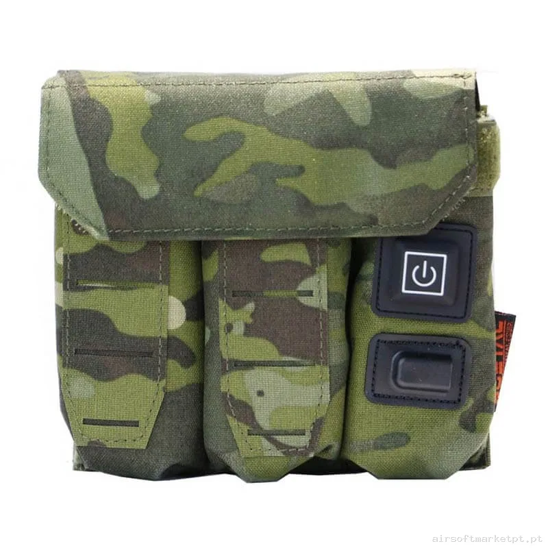 Magazine Pouch Triplo para Pistola Soetac com Sistema Aquecedor Estilo Multicam Tropic — Carregadores / Magazines — Airsoft Market PT
