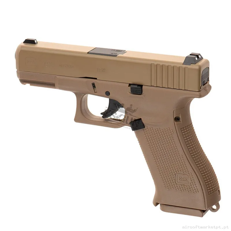 Pistola 4.5mm Umarex Glock 19X Tan CO2 — Pistolas — Airsoft Market PT