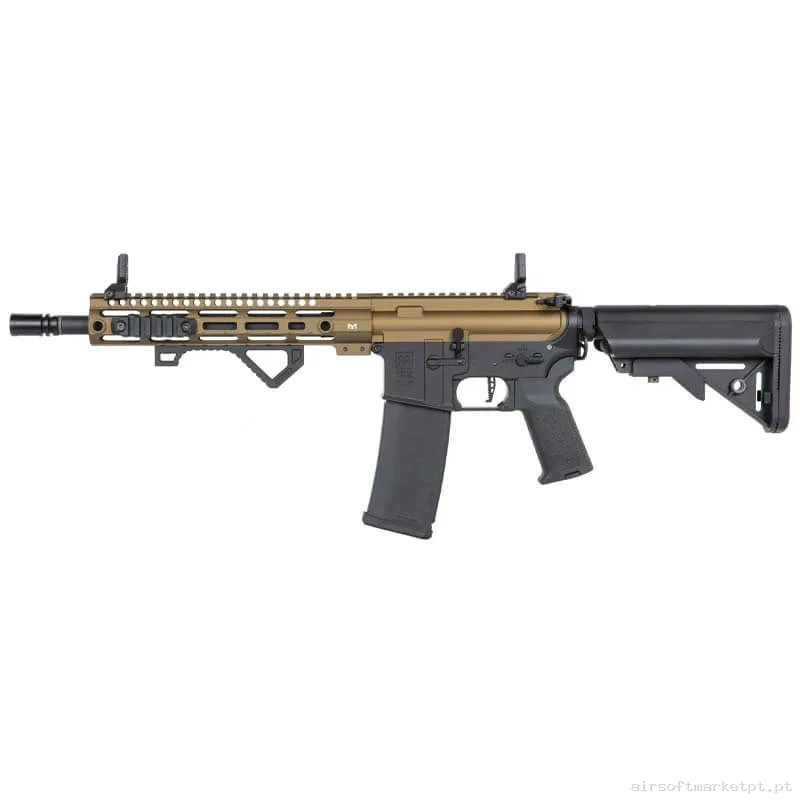 Réplica airsoft AEG M4 Specna Arms SA-P20 Prime Aster II ETU Chaos Bronze — Rifles de Assalto (AR/M4/AK) — Airsoft Market PT