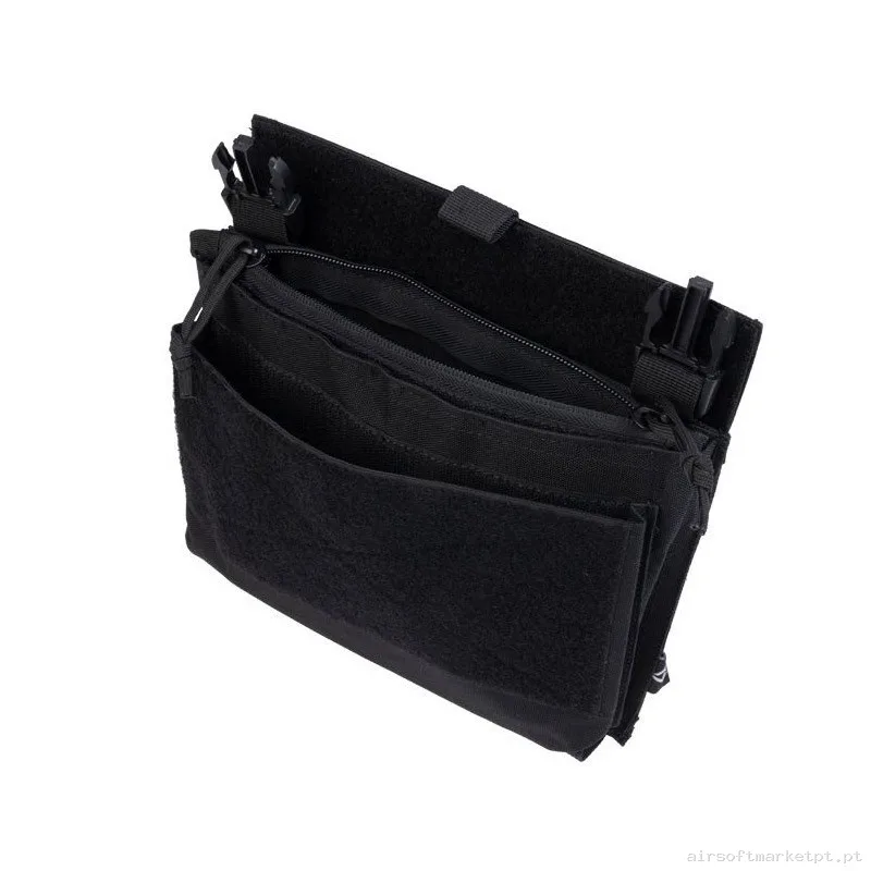 Front Panel Delta Tactics Force Mk1 Negro — Coletes & Rigs — Airsoft Market PT