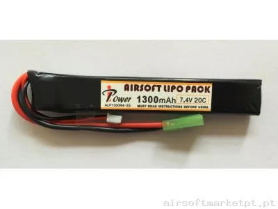 Batería LI-PO 7,4/1300 iPower — Baterias & Carregadores — Airsoft Market PT