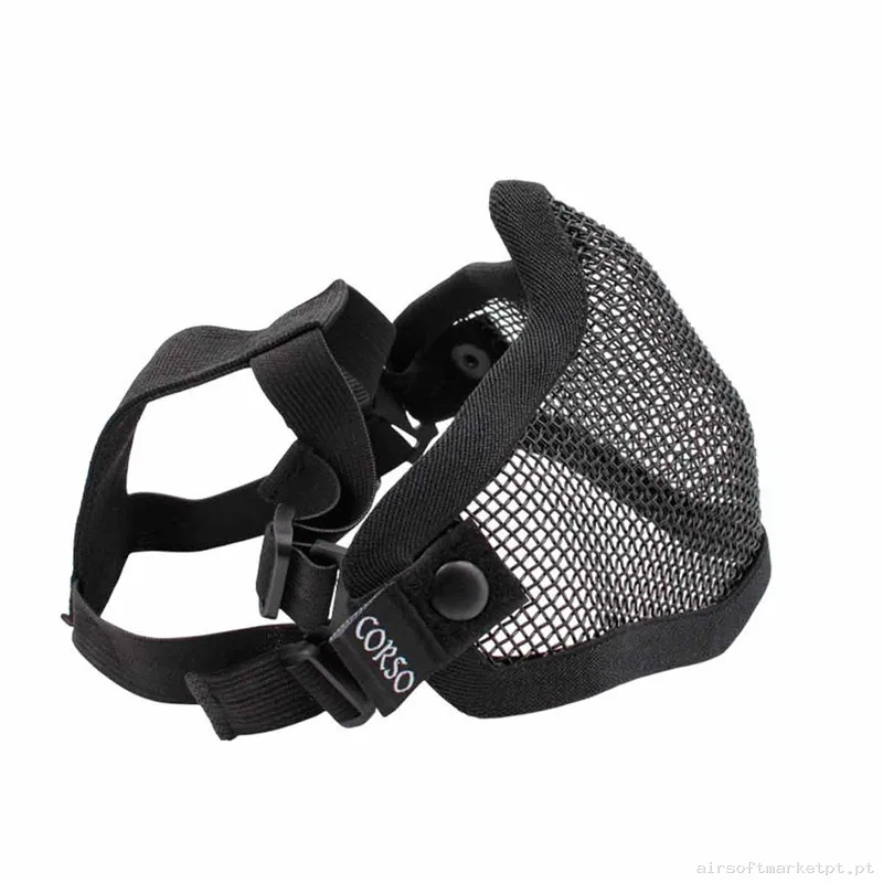 Máscara Airsoft Corso MK1 negra — Proteção Ocular & Facial — Airsoft Market PT (foto 2)