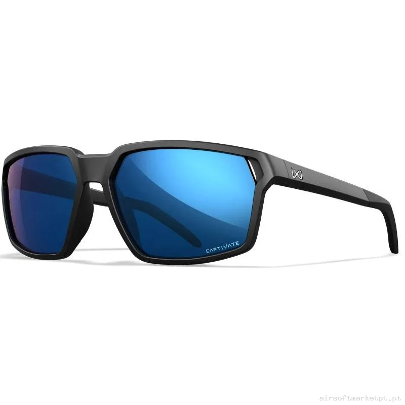 Óculos Wiley X Sierra Captivate azul Polarizados Pretos — Proteção Ocular & Facial — Airsoft Market PT