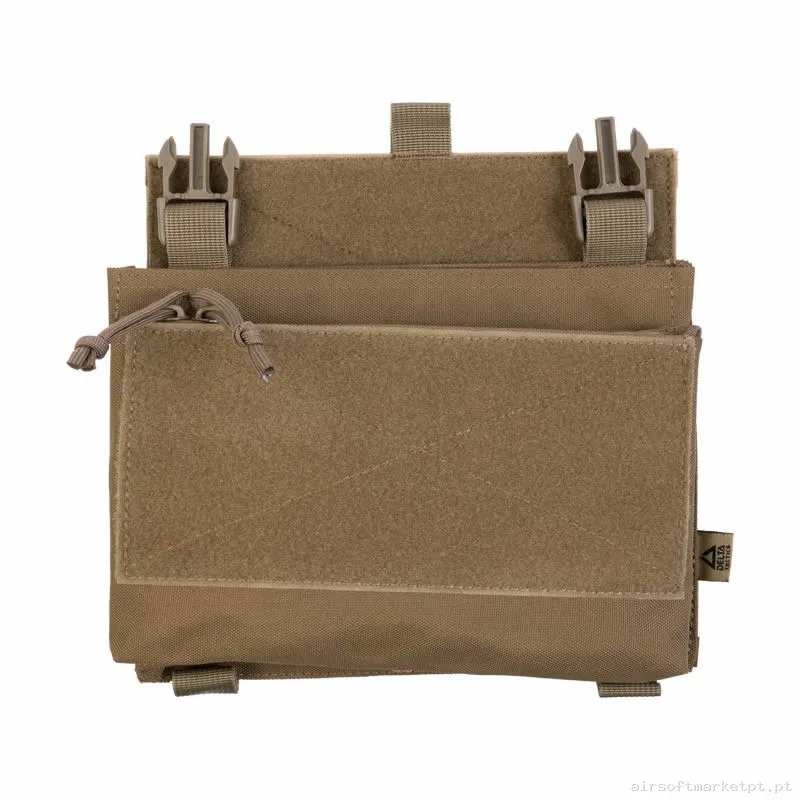 Painel Frontal Delta Tactics Force Mk1 Caixa Destacável coyote — Coletes & Rigs — Airsoft Market PT