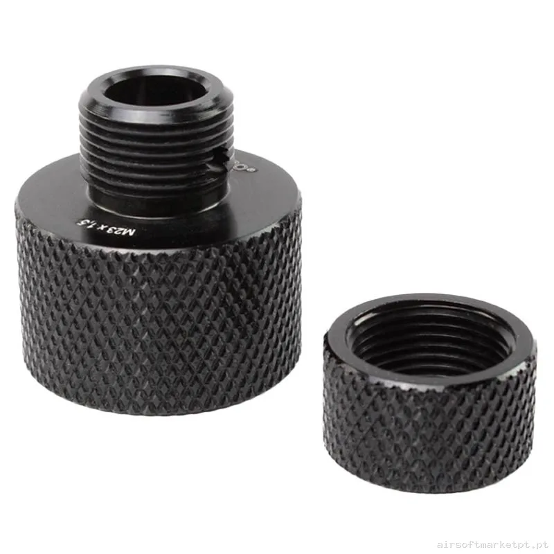 Adaptador Externo para Supressor Amoeba Striker Airsoftpro preto — Acessórios & Componentes — Airsoft Market PT