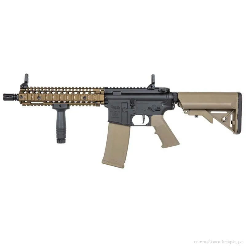 Réplica AEG M4 Specna Arms Mk18 Daniel Defense SA-P19 Prime Aster II ETU Chaos Bronze — Rifles de Assalto (AR/M4/AK) — Airsoft Market PT