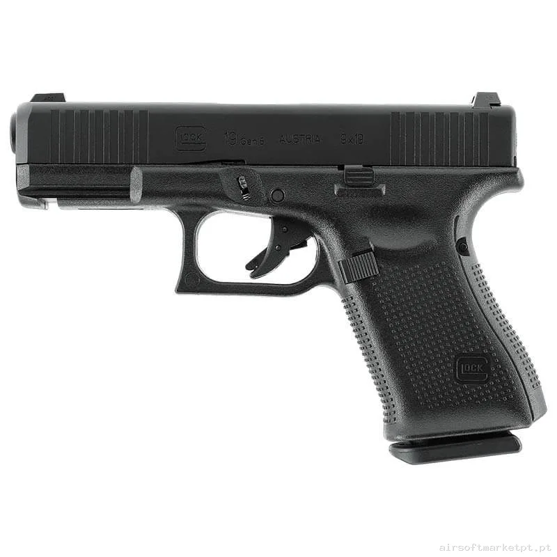 Réplica GBB Pistola Glock 19 Umarex Gen 5 preta (By VFC) — Pistolas — Airsoft Market PT