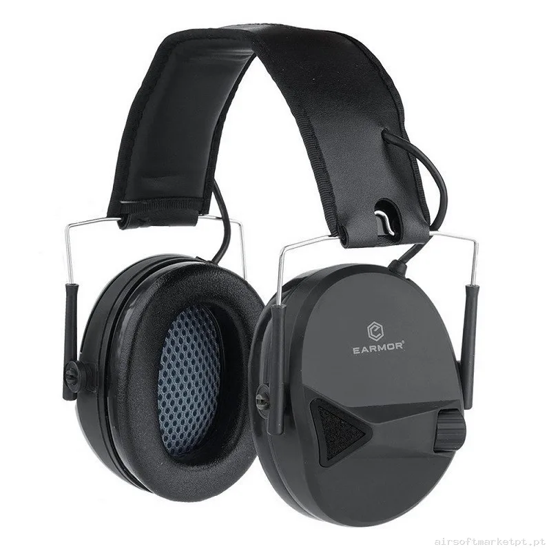 CASCOS EARMOR M30-BK PROTECTOR AUDITIVO NEGRO — Rádios & Comunicação — Airsoft Market PT