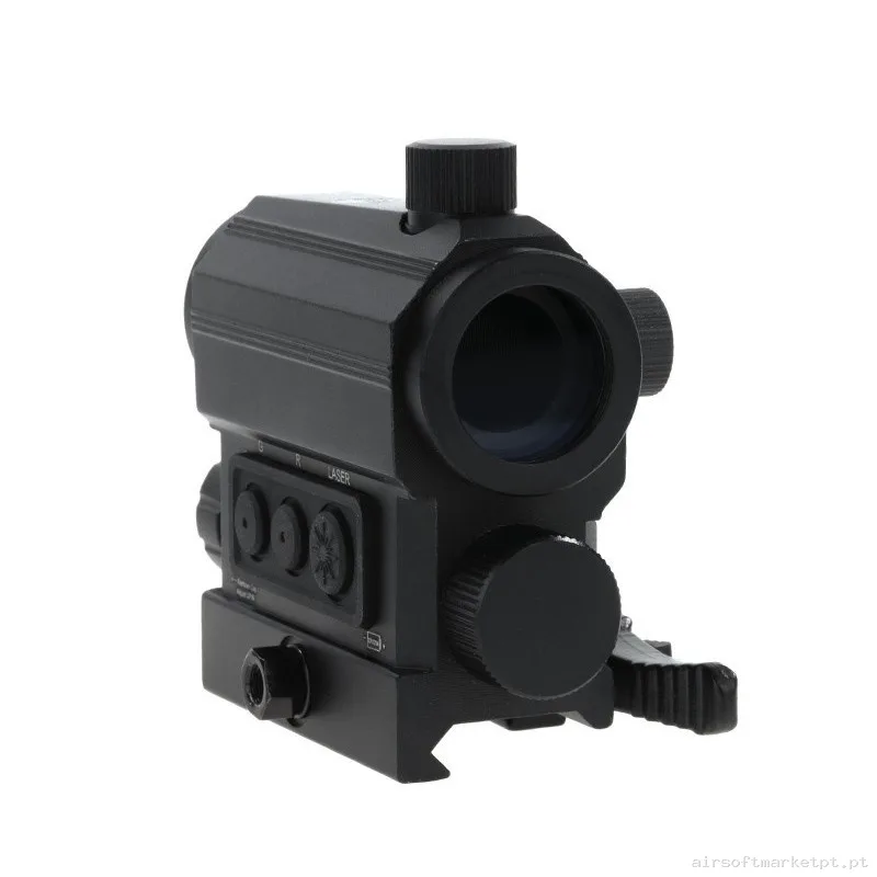 Red Dot T1 Punto Rojo 1x20 R4 + Láser Negro Duel Code — Miras & Ópticas — Airsoft Market PT (foto 3)