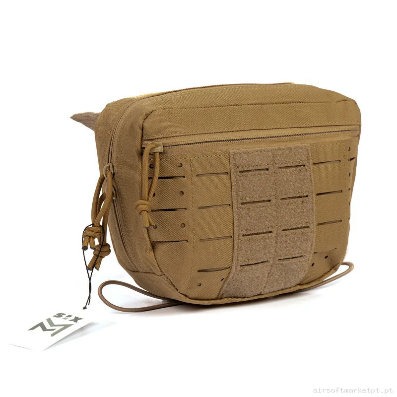 Pouch DDU Abdominal Velcro Sixmm Tan — Coletes & Rigs — Airsoft Market PT
