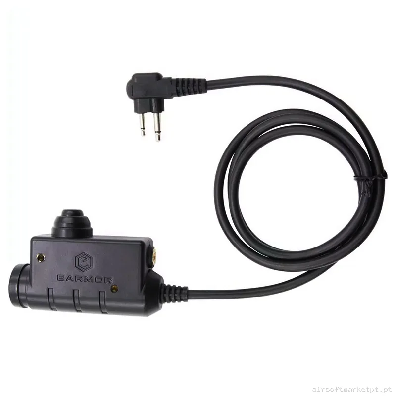 Comunicações Ptt Earmor Adaptador Militar M51-M2 Motorola 2 Pines — Rádios & Comunicação — Airsoft Market PT