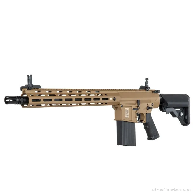 FUSIL SR25 SPECNA ARMS SA-E35 EDGE KESTREL ETU HALF-TAN — Rifles de Assalto (AR/M4/AK) — Airsoft Market PT