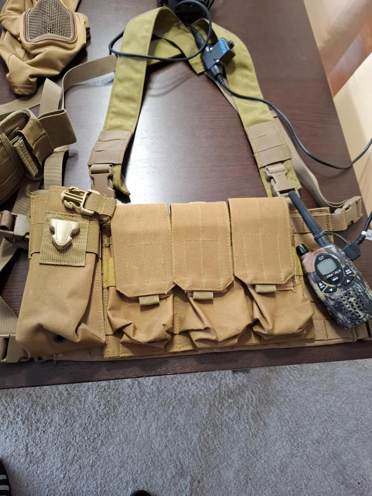 Conjunto de chest rig e comms — Coletes & Rigs — Airsoft Market PT (foto 10)