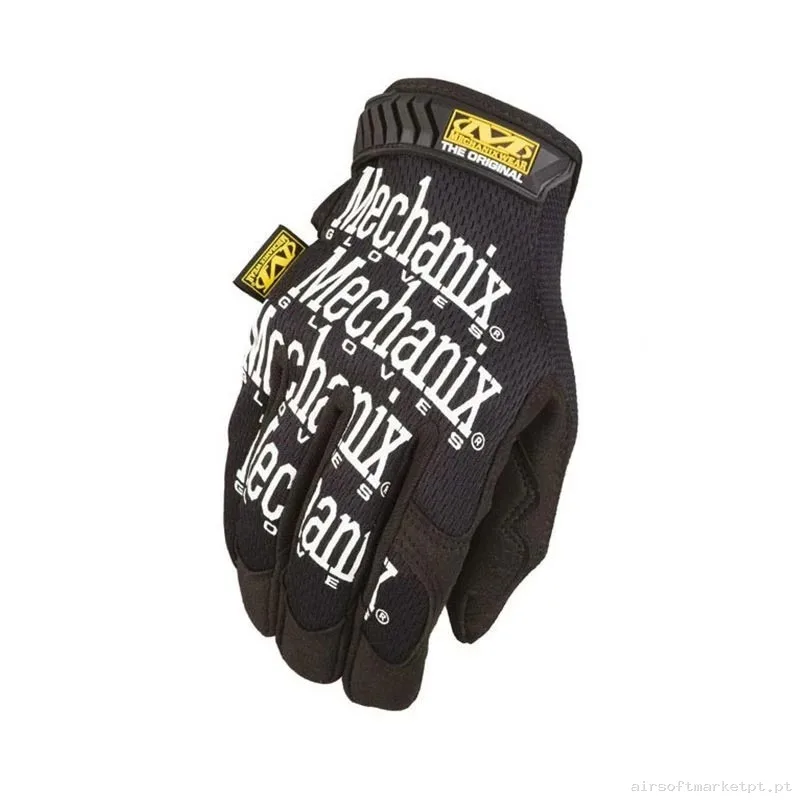 Guantes Mechanix Original Letras Negro - L — Gear Táctico — Airsoft Market PT
