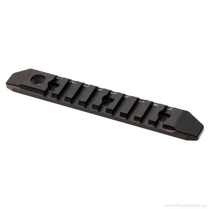 Externo Trilho Keymod/M-Lok Wadsn 9 Slot negro — Acessórios & Componentes — Airsoft Market PT