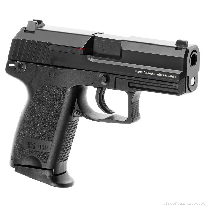 Pistola GBB USP Compact Umarex H&K Negra (By KWA) — Pistolas — Airsoft Market PT (foto 2)