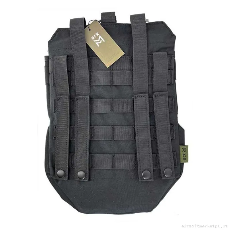 BACKPANEL MOLLE SIXMM NEGRO — Coletes & Rigs — Airsoft Market PT (foto 2)