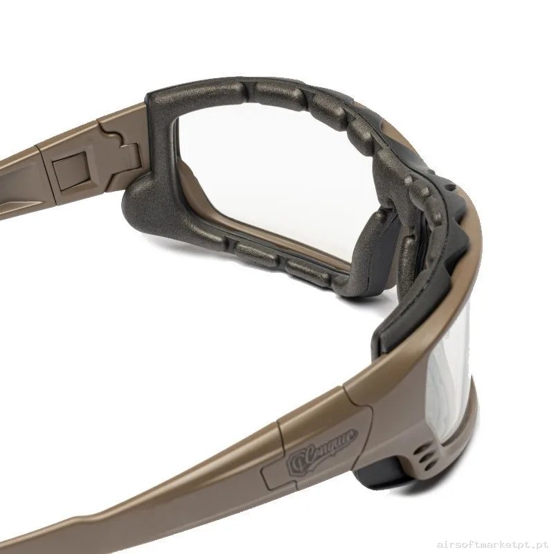 Gafas Zypher Conquer Tan + Goma Elástica — Proteção Ocular & Facial — Airsoft Market PT (foto 3)