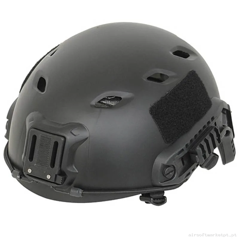Capacete Fast Emerson Bj Ajuste Rápido preto — Capacetes — Airsoft Market PT