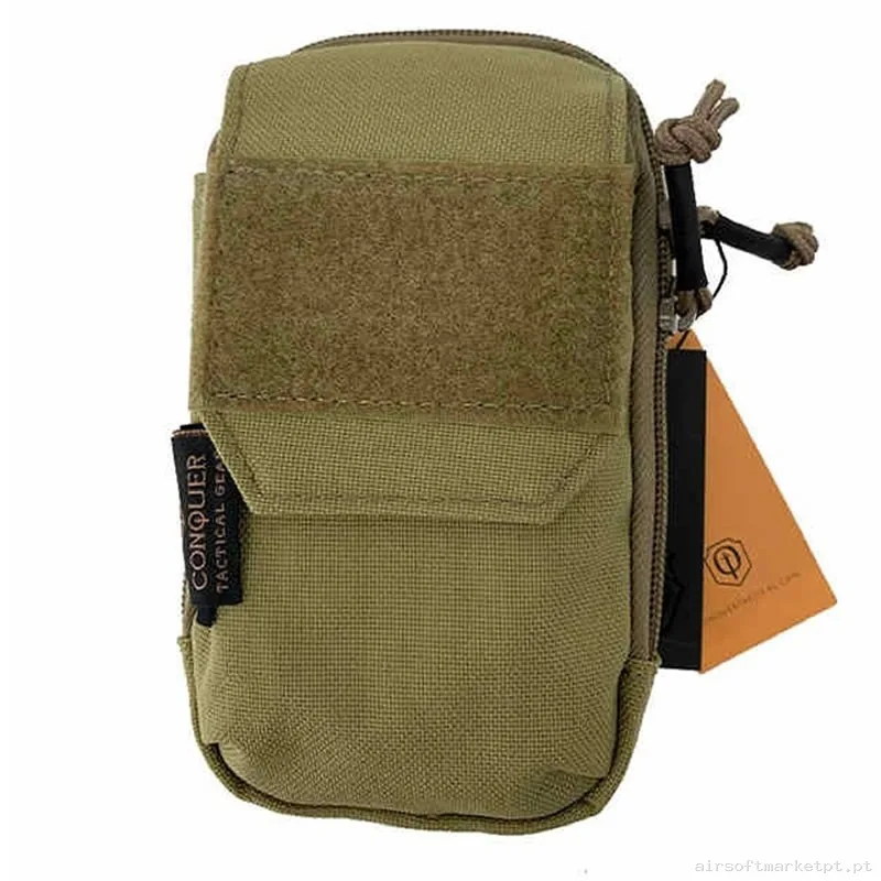 Pouch Conquer DC Tan — Coletes & Rigs — Airsoft Market PT