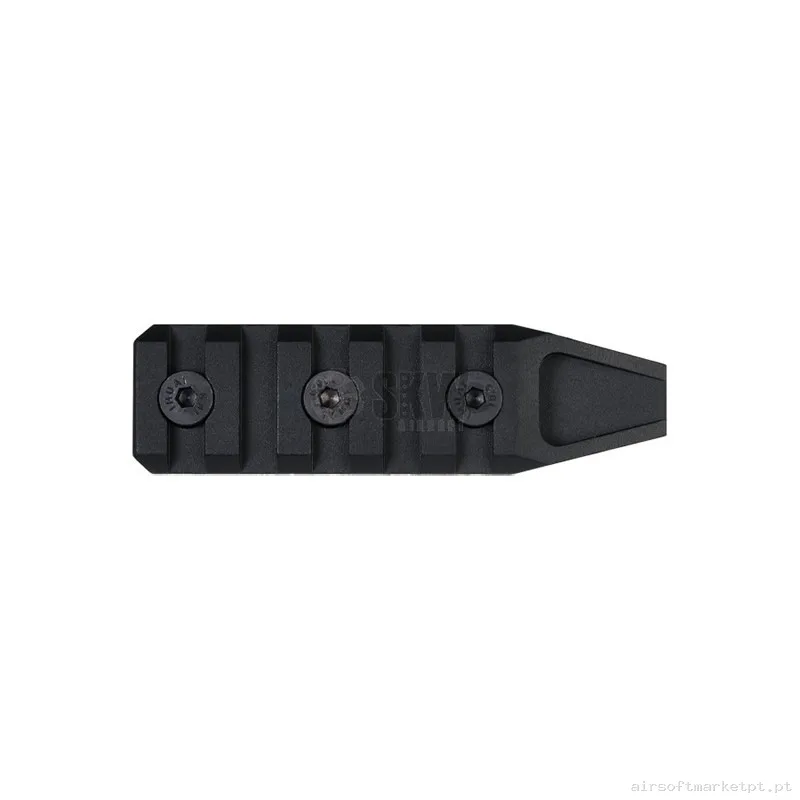 Externo Trilho Keymod Saigo 5 Slot negro — Acessórios & Componentes — Airsoft Market PT