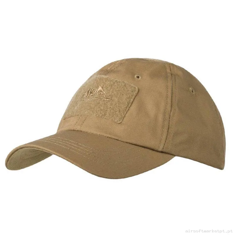 Gorra Beisbol Velcro Helikon-Tex Bbc Cap coyote — Proteção Ocular & Facial — Airsoft Market PT