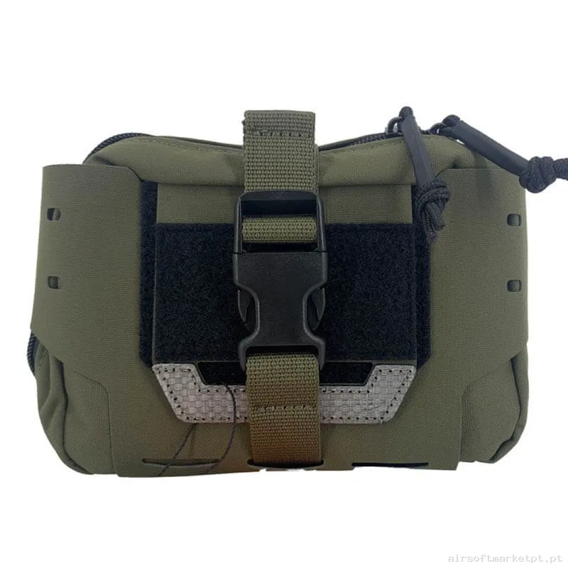Pouch Médico Conquer Corte a Laser Ifak Verde Ranger — Coletes & Rigs — Airsoft Market PT