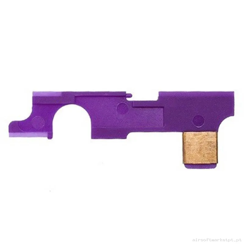 Interno Selector Plate Ver.2 Shs Nb0019 (Com Quebra-chamas) — Peças Internas (AEG) — Airsoft Market PT