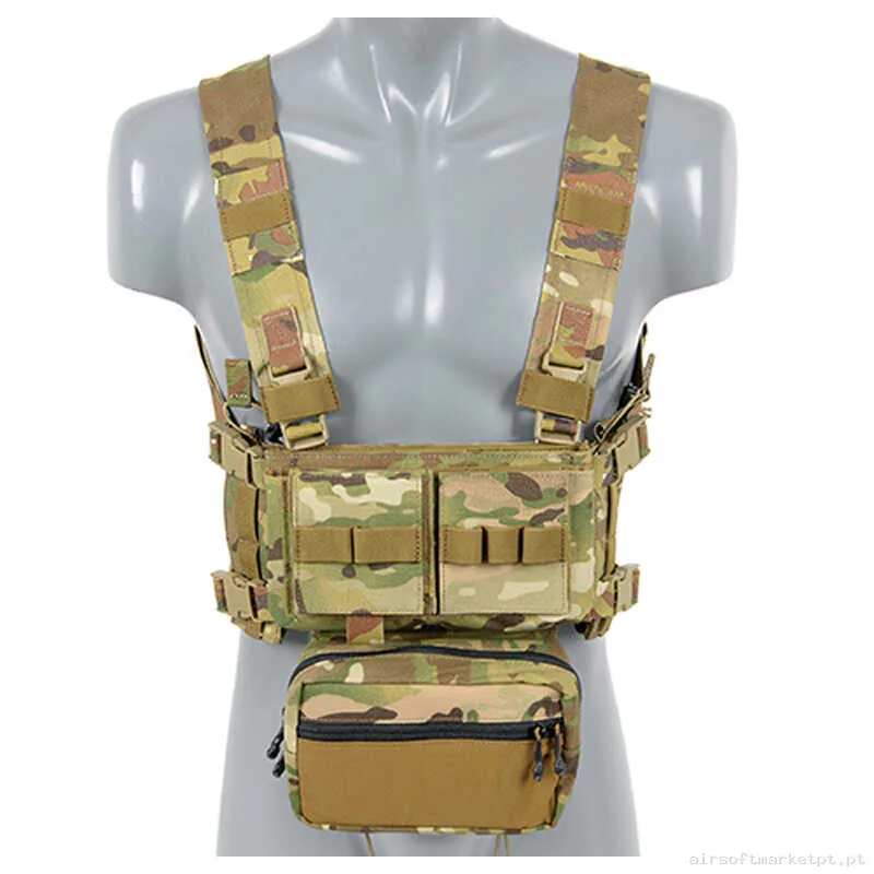 Colete Chest Rig Emerson Micro Mk3 Em2961mc multicam — Coletes & Rigs — Airsoft Market PT