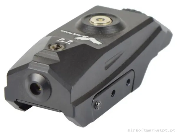 Laser vermelho Js Tactical Red Laser com Adaptador RIS e Botão — Lanternas & Lasers — Airsoft Market PT
