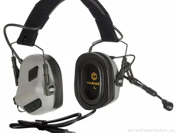 Comunicações Auricular Earmor M32 Plus Mod4 cinza — Rádios & Comunicação — Airsoft Market PT