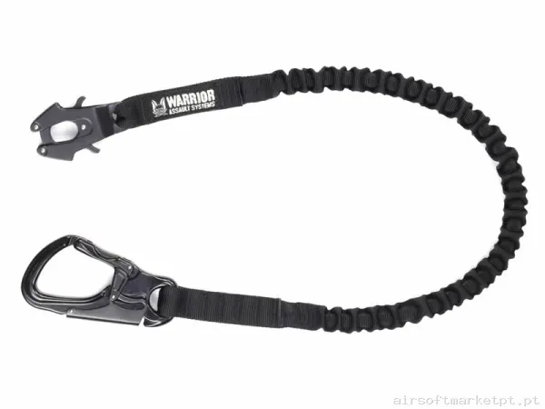 Correa Tática Lifeline Warrior Assault Frog Tango Personal Retention Lanyard negra — Gear Táctico — Airsoft Market PT
