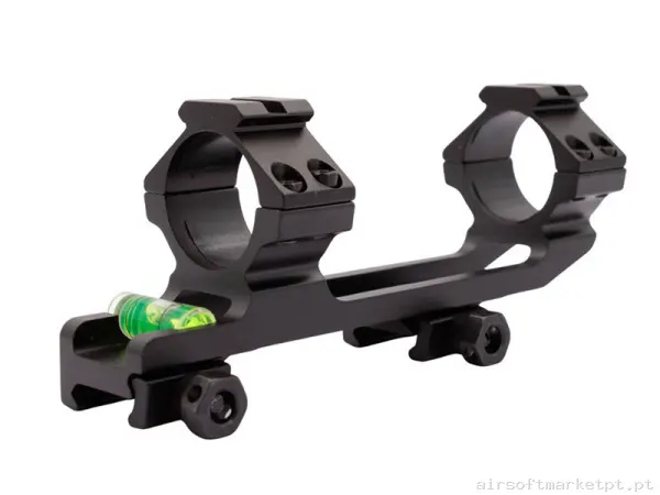 Montura Arsenic 30 mm nivel Burbuja negro — Miras & Ópticas — Airsoft Market PT