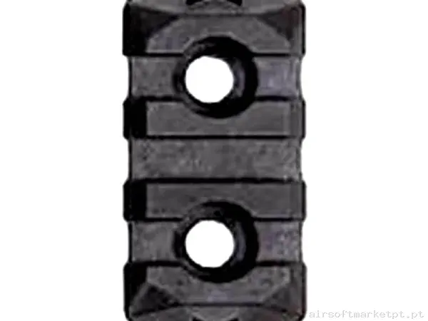 Externo Trilho M-Lok PTS 3 Slot negro — Acessórios & Componentes — Airsoft Market PT