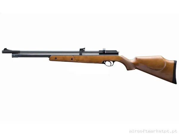 Airgun PCP 4.5mm Carabina Stinger Marte negra/Madeira — Rifles de Assalto (AR/M4/AK) — Airsoft Market PT