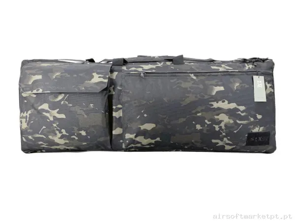 Funda Transporte Sixmm Battle Ready Multicam Black Gran Capacidad — Sacos & Mochilas — Airsoft Market PT