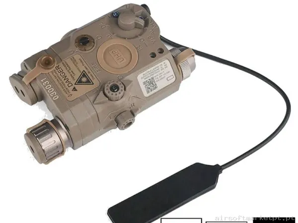 An/peq Láser La-5c Uhp Verde + Ir Tan Wadsn — Lanternas & Lasers — Airsoft Market PT