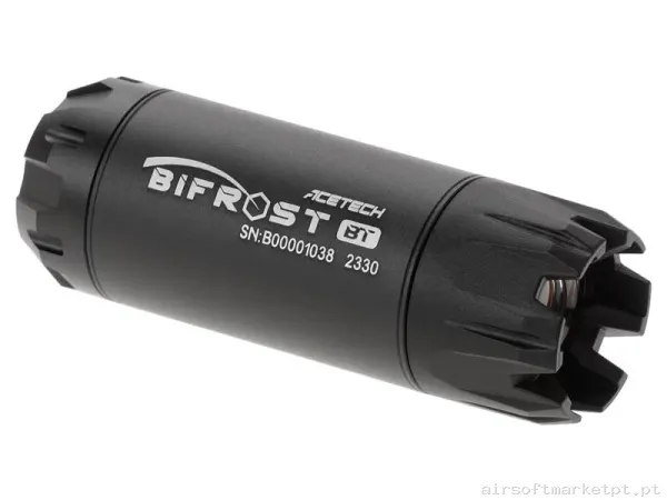 Externo Supressor Trazador Acetech Bifrost Bt negro — Acessórios & Componentes — Airsoft Market PT