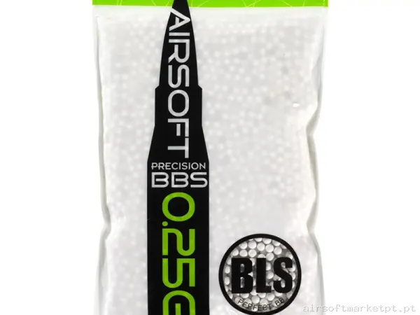 BBs 0.25g Bls Precisão Bbs 1kg Brancas — Munição (BBs) — Airsoft Market PT