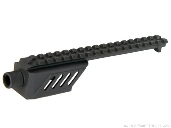 Parte externa Montura Trilho RIS Pistola Cyma G18 negro — Acessórios & Componentes — Airsoft Market PT