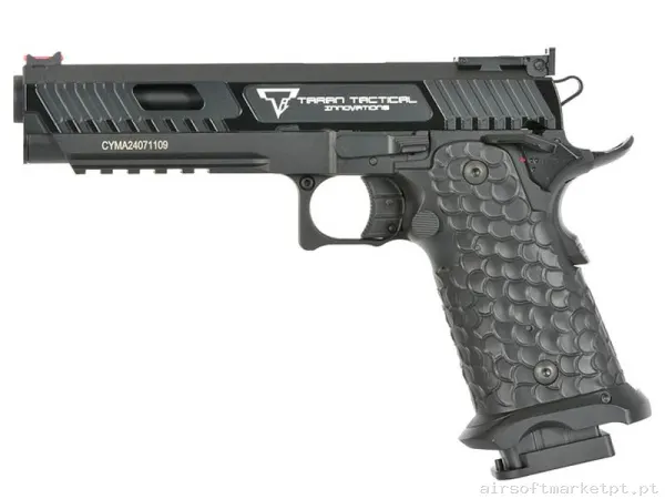 Réplica AEP Pistola Hi-Capa 5.1 Cyma Jw3 Tti Combat Master negra — Pistolas — Airsoft Market PT
