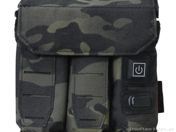 Pouch Portacargador Triple Pistola Calentador Soetac Multicam Black — Coletes & Rigs — Airsoft Market PT