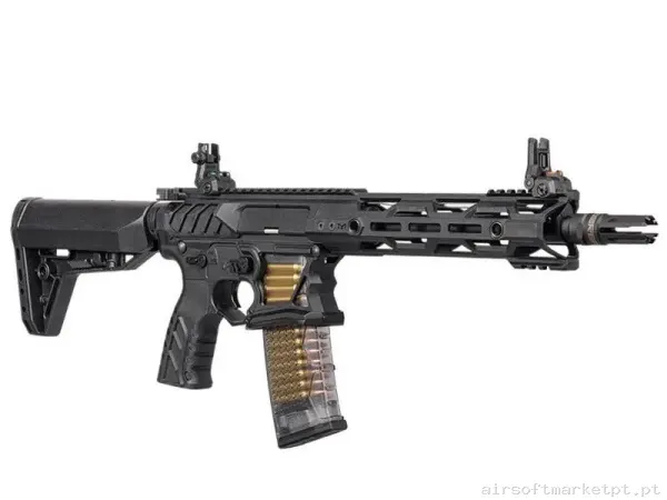 Replica AEG M4 G&G TR16 GMSII MK1 Negra Gate Aster — Rifles de Assalto (AR/M4/AK) — Airsoft Market PT